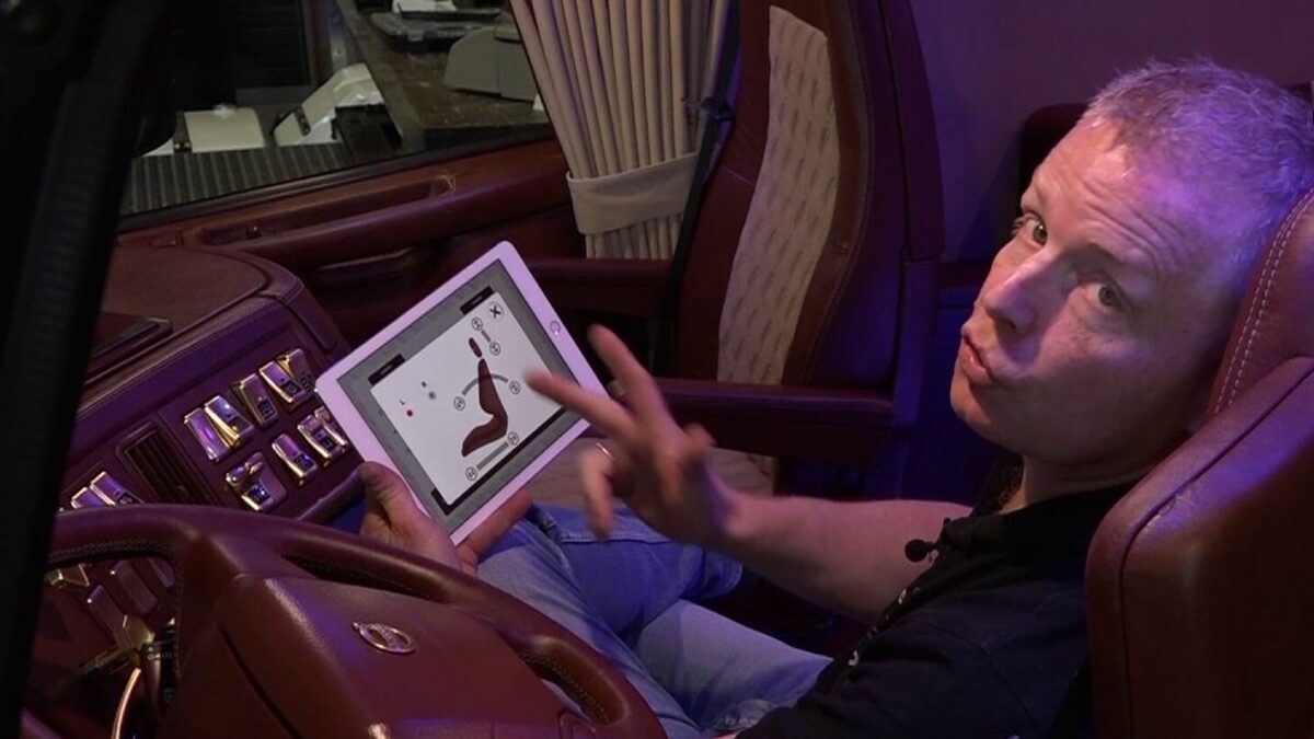 Vrachtwagen interieur