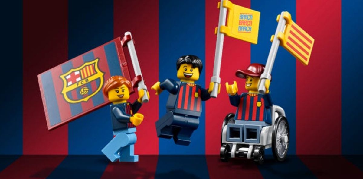 LEGO fc barcelona camp nou